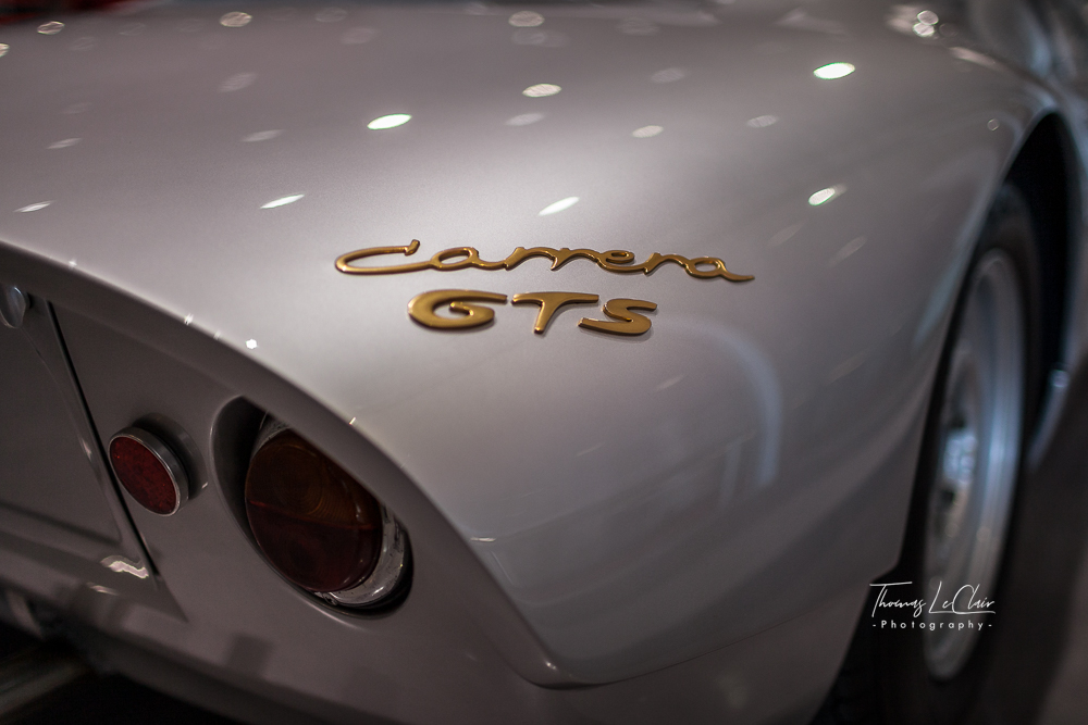 Peterson Automotive Museum scene, car detail photo