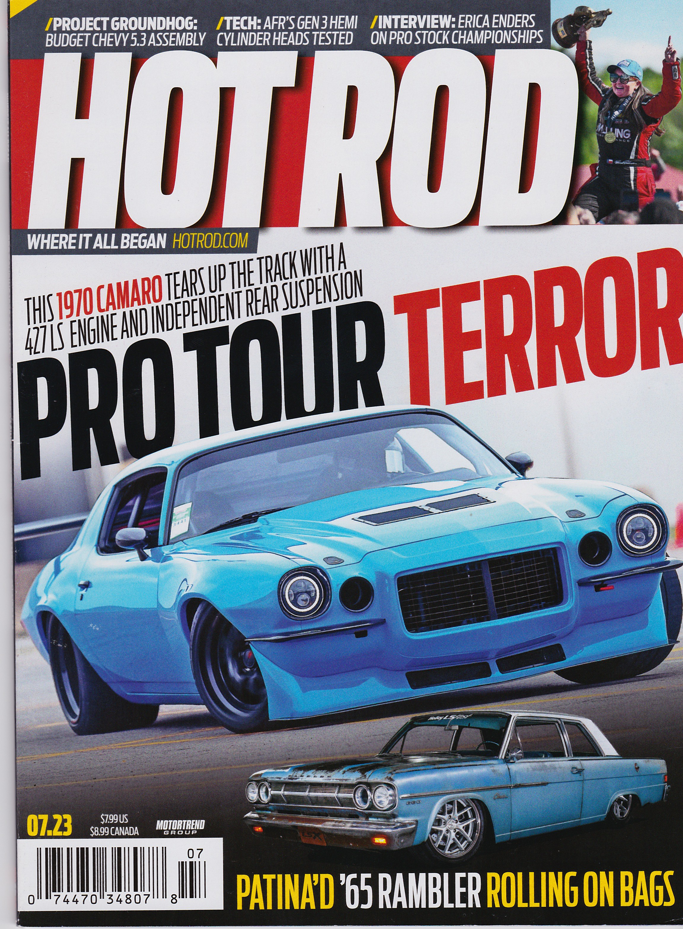 Hot Rod Magazine cover