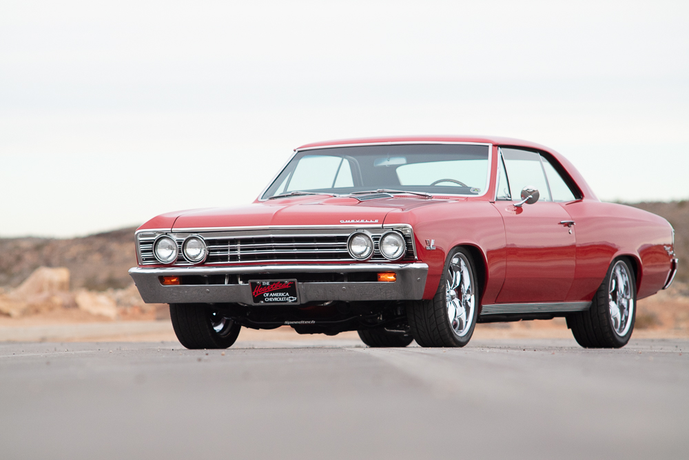 Red 67 Chevelle — before finishing